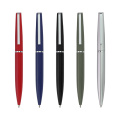 Nouvelles idées de produits 2021 Corporate Oblique Top Top Matt Finition Twist Metal Ball Pen avec logo personnalisé